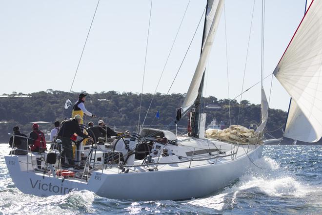 Victoire won Division A1 overall on countback from Bob Steel's Quest.  - Land Rover Winter Series 2014 © David Brogan www.sailpix.com.au